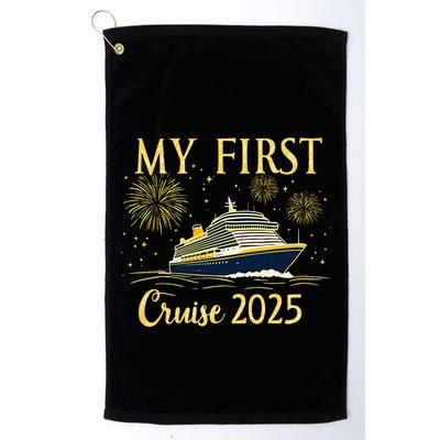My First Cruise 2025 Family Vacation Trip Ship Matching Golf Towel