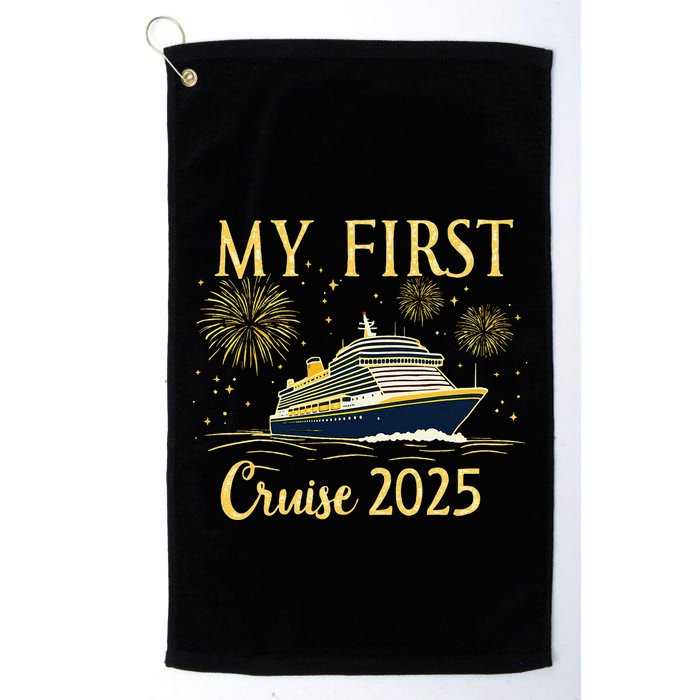 My First Cruise 2025 Family Vacation Trip Ship Matching Golf Towel