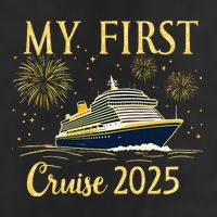 My First Cruise 2025 Family Vacation Trip Ship Matching Golf Towel