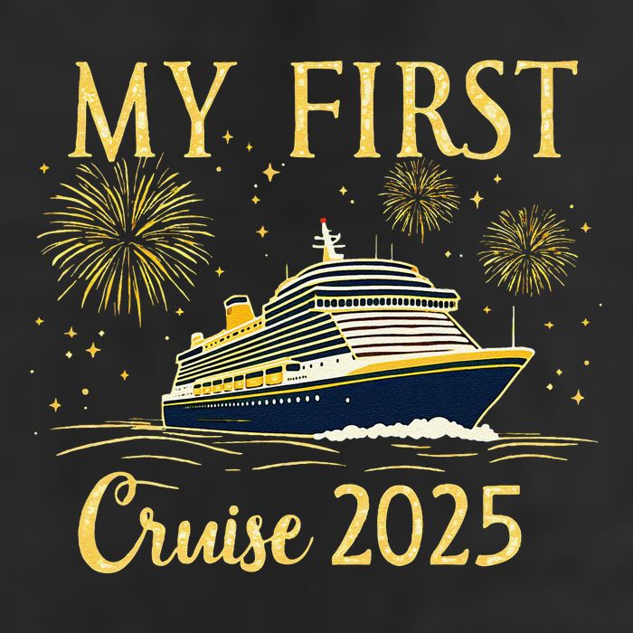 My First Cruise 2025 Family Vacation Trip Ship Matching Golf Towel