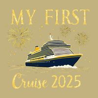 My First Cruise 2025 Family Vacation Trip Ship Matching Cooling Performance Crew T-Shirt