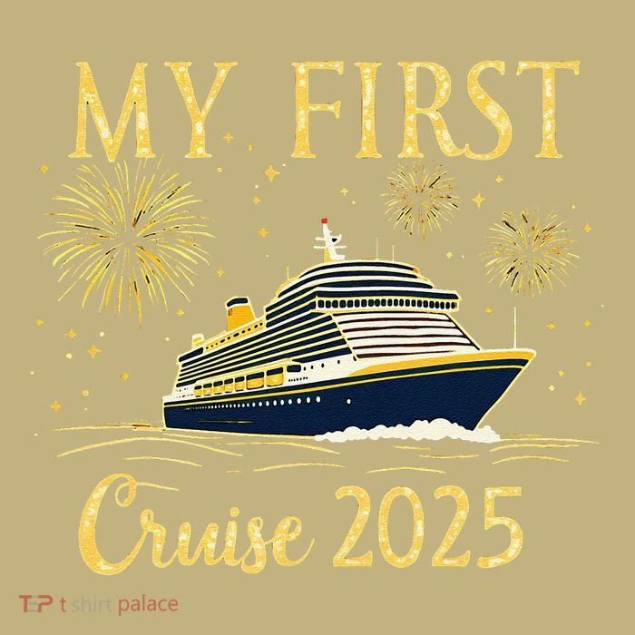 My First Cruise 2025 Family Vacation Trip Ship Matching T-Shirt