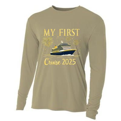 My First Cruise 2025 Family Vacation Trip Ship Matching Cooling Performance Long Sleeve Crew