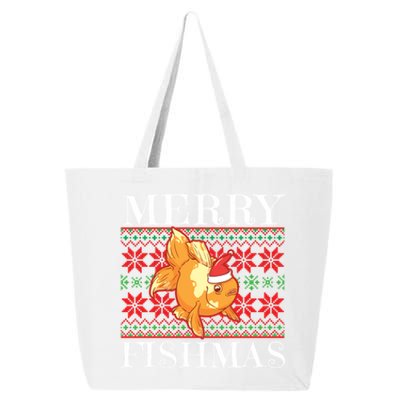 Merry Fishmas Christmas Japanese Koi Fish Gift 25L Jumbo Tote