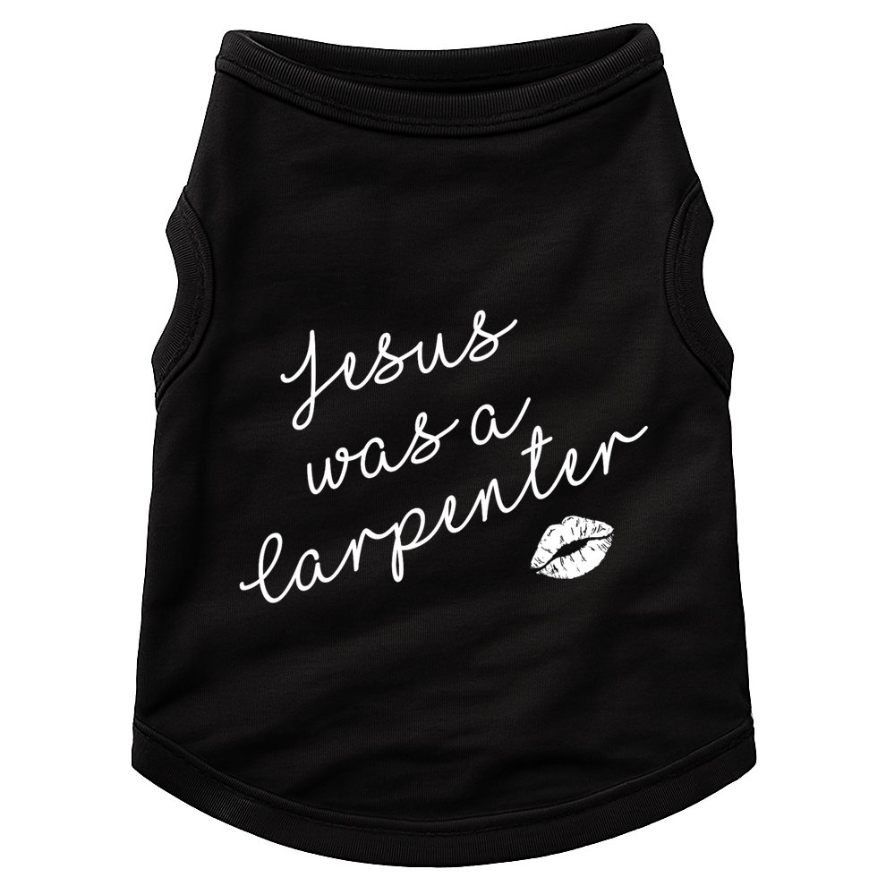 Music Festival Clothing Girl Women Jesus Was A Carpenter Doggie Tank