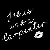 Music Festival Clothing Girl Women Jesus Was A Carpenter Drawstring Bag