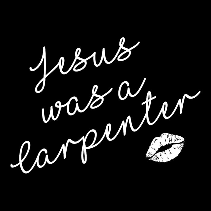 Music Festival Clothing Girl Women Jesus Was A Carpenter Bag