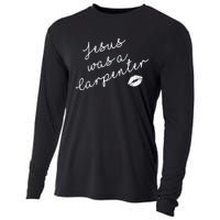 Music Festival Clothing Girl Women Jesus Was A Carpenter Cooling Performance Long Sleeve Crew