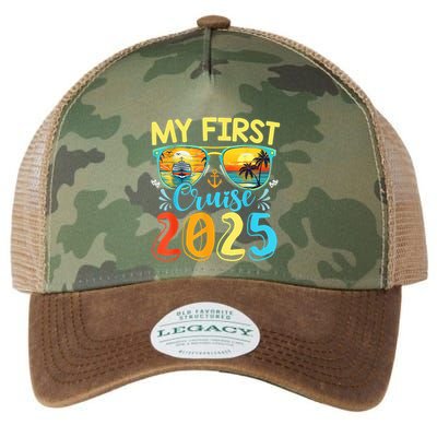 My First Cruise Ship Squad 2025 Family Summer Vacation Trip Legacy Tie Dye Trucker Hat