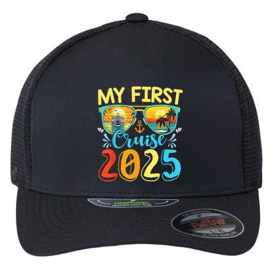 My First Cruise Ship Squad 2025 Family Summer Vacation Trip Flexfit Unipanel Trucker Cap