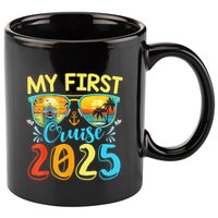 My First Cruise Ship Squad 2025 Family Summer Vacation Trip 11oz C Handle Ceramic Mug