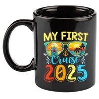 My First Cruise Ship Squad 2025 Family Summer Vacation Trip 11oz C Handle Ceramic Mug