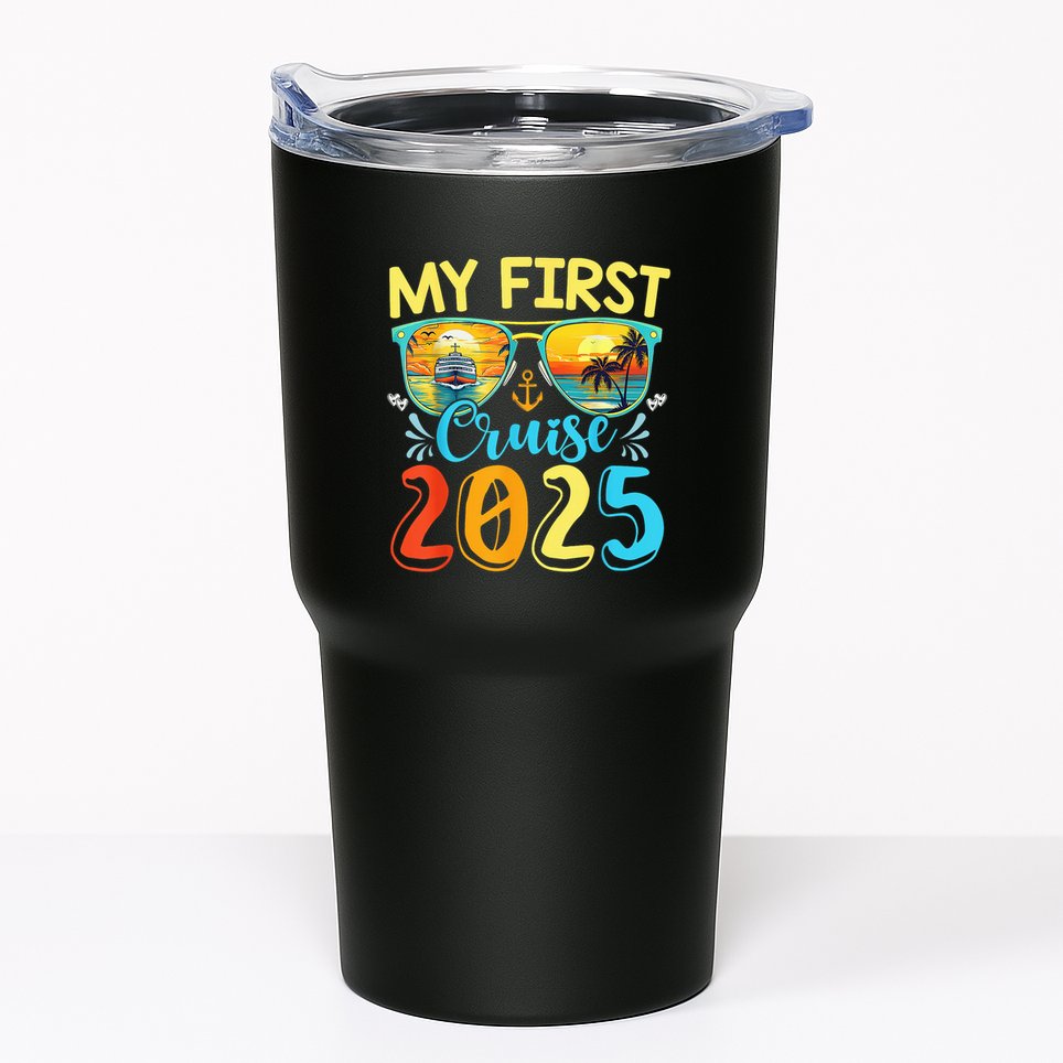My First Cruise Ship Squad 2025 Family Summer Vacation Trip Tumbler