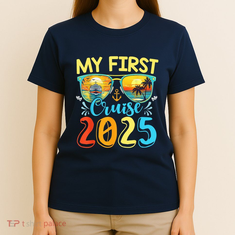 My First Cruise Ship Squad 2025 Family Summer Vacation Trip T-Shirt