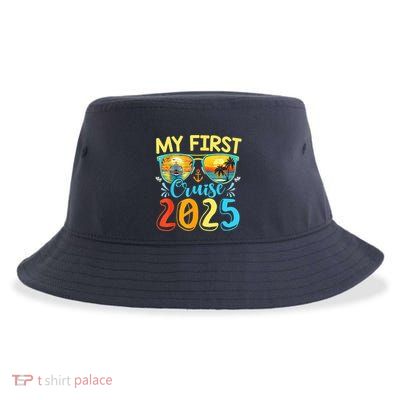 My First Cruise Ship Squad 2025 Family Summer Vacation Trip Sustainable Bucket Hat