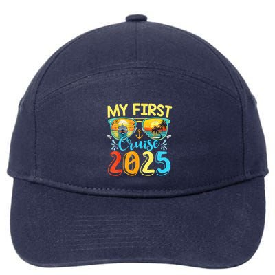 My First Cruise Ship Squad 2025 Family Summer Vacation Trip 7-Panel Snapback Hat