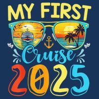 My First Cruise Ship Squad 2025 Family Summer Vacation Trip Flatbill Hat