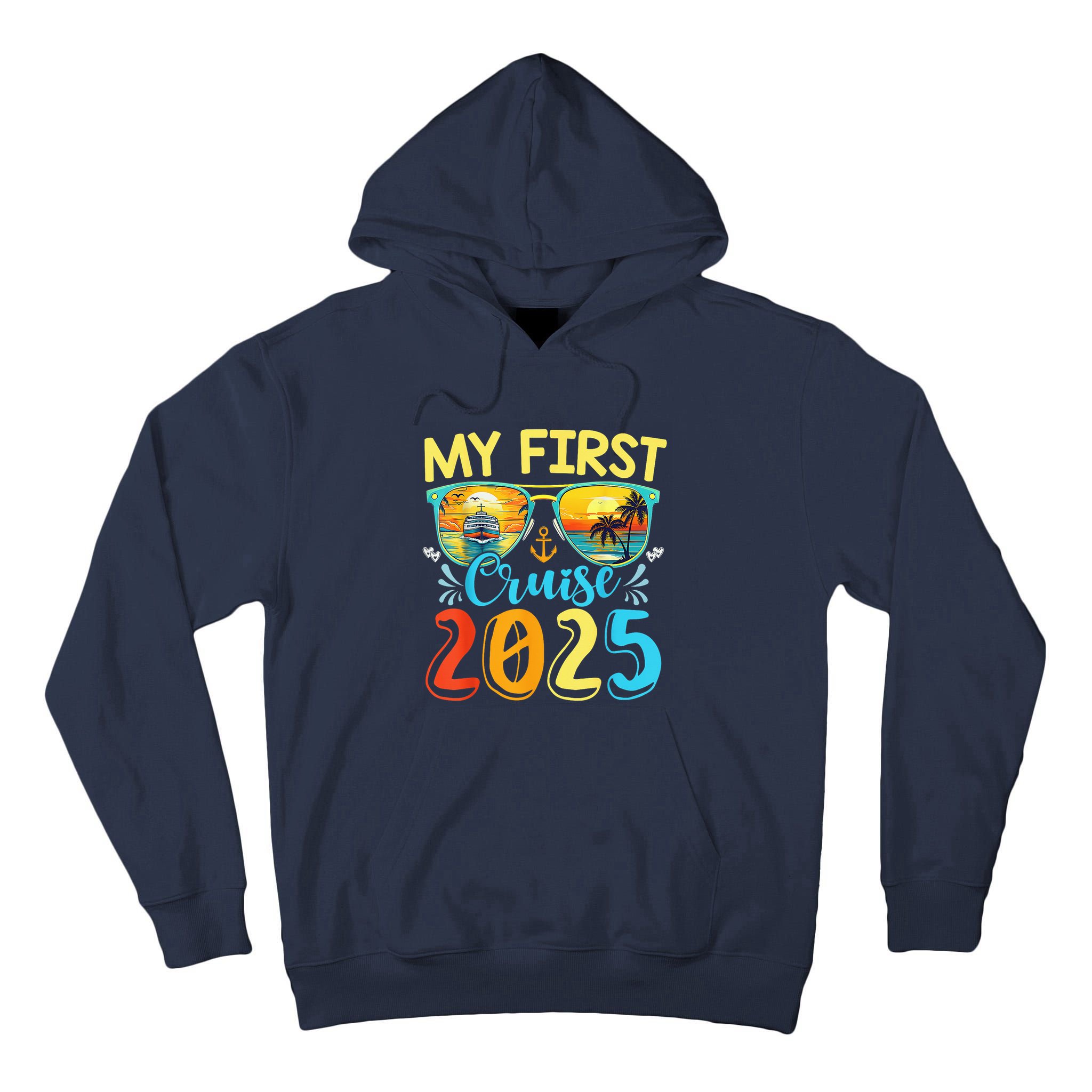 My First Cruise Ship Squad 2025 Family Summer Vacation Trip Tall Hoodie