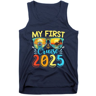 My First Cruise Ship Squad 2025 Family Summer Vacation Trip Tank Top