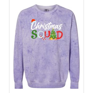 Matching Family Christmas Squad Colorblast Crewneck Sweatshirt