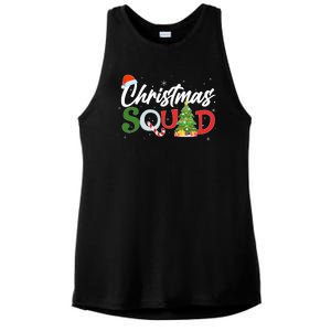 Matching Family Christmas Squad Ladies PosiCharge Tri-Blend Wicking Tank