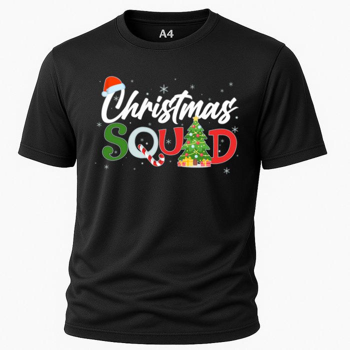 Matching Family Christmas Squad Cooling Performance Crew T-Shirt