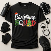 Matching Family Christmas Squad Cooling Performance Crew T-Shirt
