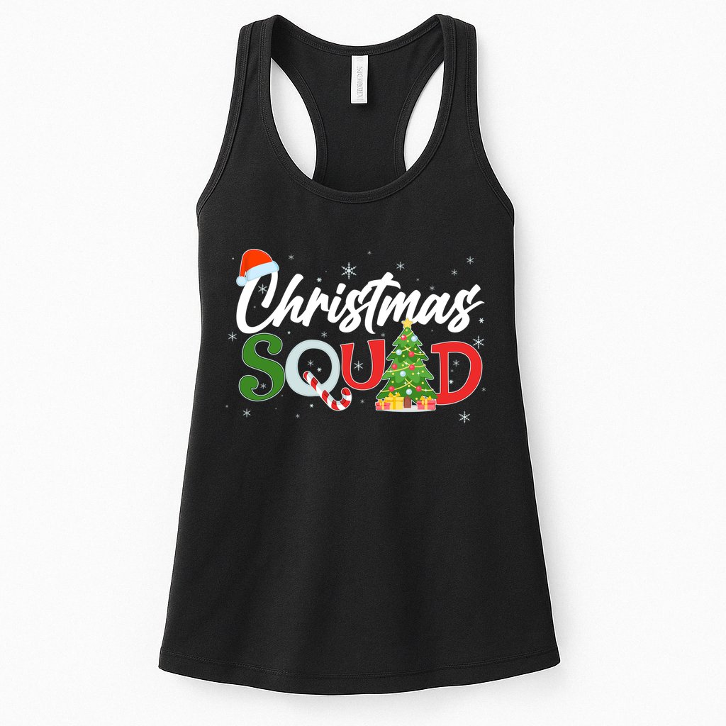 Matching Family Christmas Squad Womens Tank Top