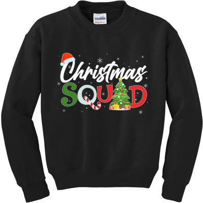 Matching Family Christmas Squad Kids Sweatshirt