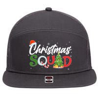 Matching Family Christmas Squad 7 Panel Mesh Trucker Snapback Hat