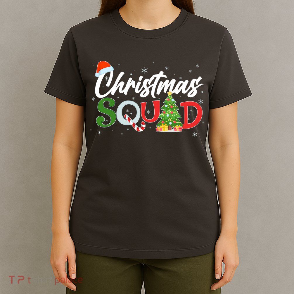 Matching Family Christmas Squad T-Shirt