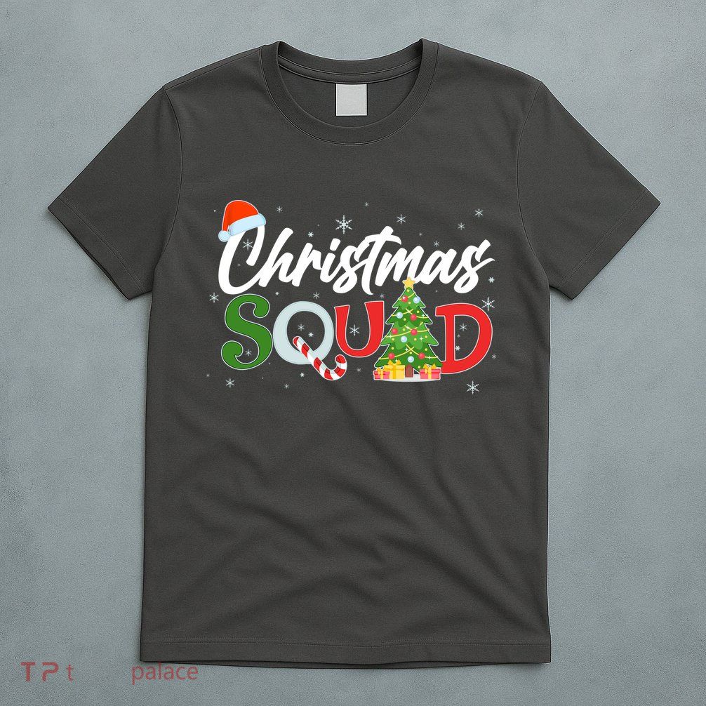 Matching Family Christmas Squad T-Shirt