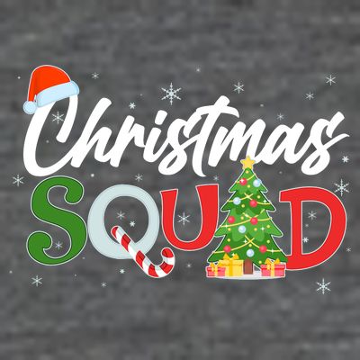 Matching Family Christmas Squad T-Shirt