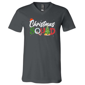 Matching Family Christmas Squad V-Neck T-Shirt