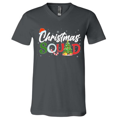 Matching Family Christmas Squad V-Neck T-Shirt