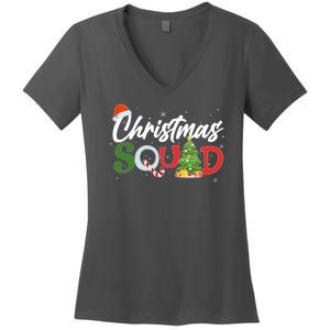 Matching Family Christmas Squad Women's V-Neck T-Shirt