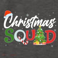 Matching Family Christmas Squad Vector Backpack