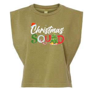 Matching Family Christmas Squad Garment-Dyed Women's Muscle Tee