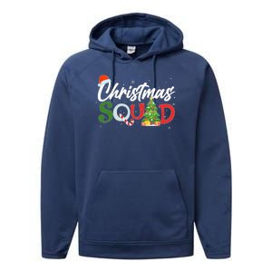 Matching Family Christmas Squad Performance Fleece Hoodie