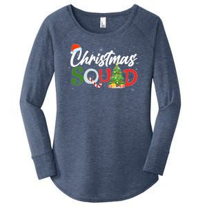 Matching Family Christmas Squad Women's Perfect Tri Tunic Long Sleeve Shirt