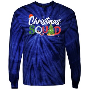 Matching Family Christmas Squad Tie-Dye Long Sleeve Shirt