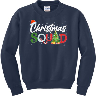 Matching Family Christmas Squad Kids Sweatshirt