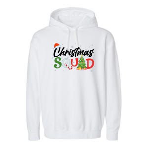 Matching Family Christmas Squad Garment-Dyed Fleece Hoodie