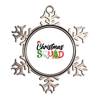 Matching Family Christmas Squad Metallic Star Ornament