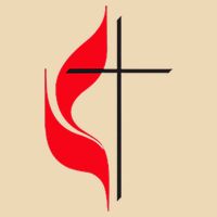 Methodist Flag Christian Cross And Flame Zip Tote Bag