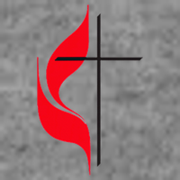 Methodist Flag Christian Cross And Flame 7-Panel Snapback Hat