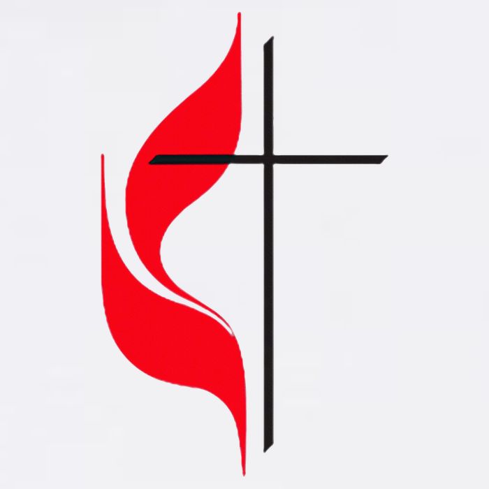 Methodist Flag Christian Cross And Flame Performance Shirt