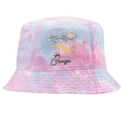 My First Cruise 2024 Family Vacation Cruise Ship Travel Tie-Dyed Bucket Hat