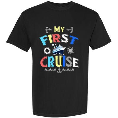 My First Cruise Men Women Rookie Travelers Garment-Dyed Heavyweight T-Shirt