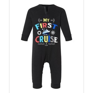 My First Cruise Men Women Rookie Travelers Infant Fleece One Piece